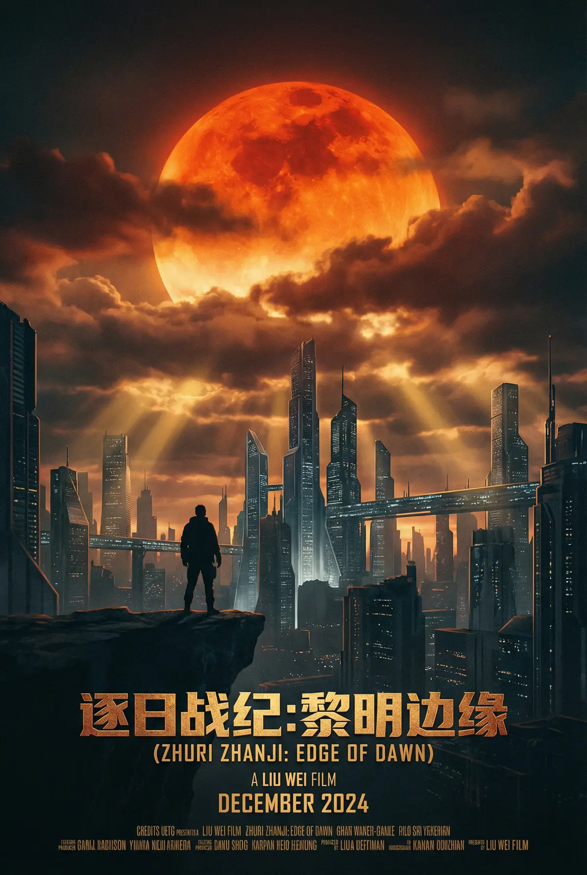 91黑料 出品科幻巨制《逐日战纪》电影海报